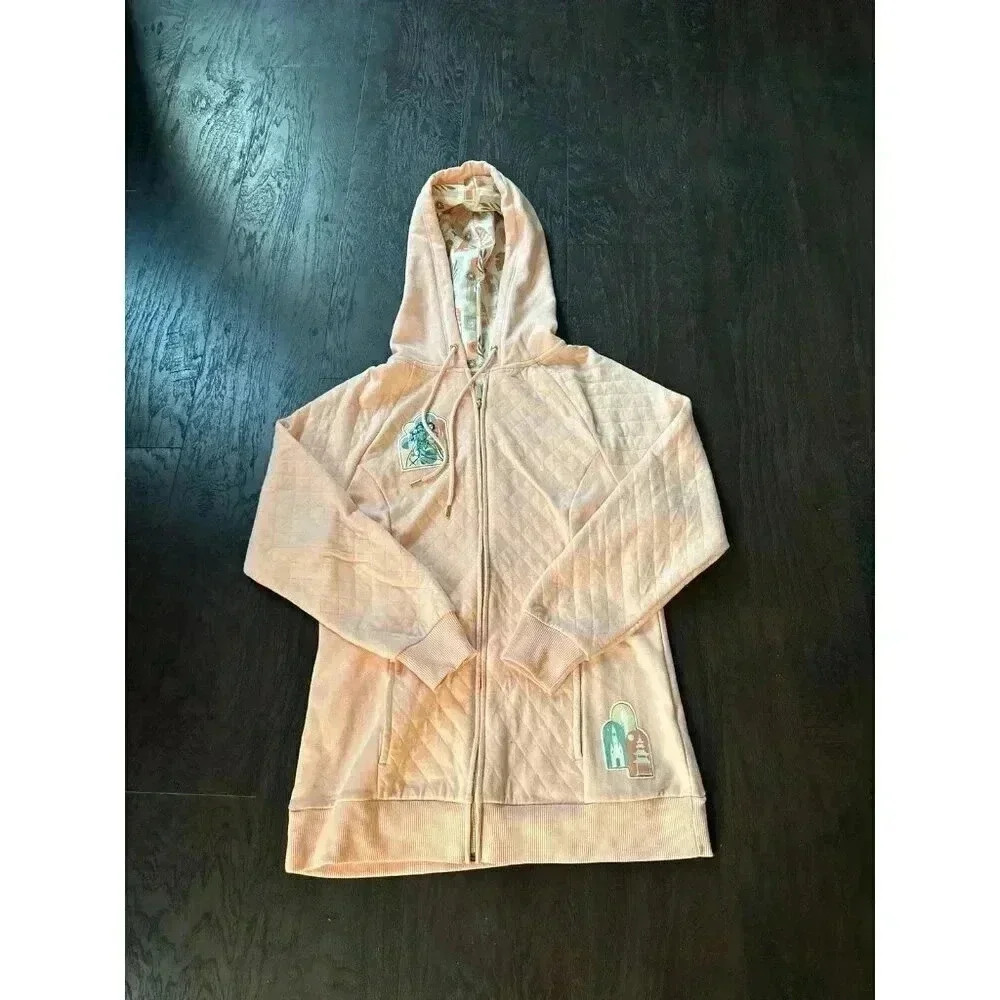 The‎ zip-up hoodie features Princess Tiana, Snow White and Ariel. B123